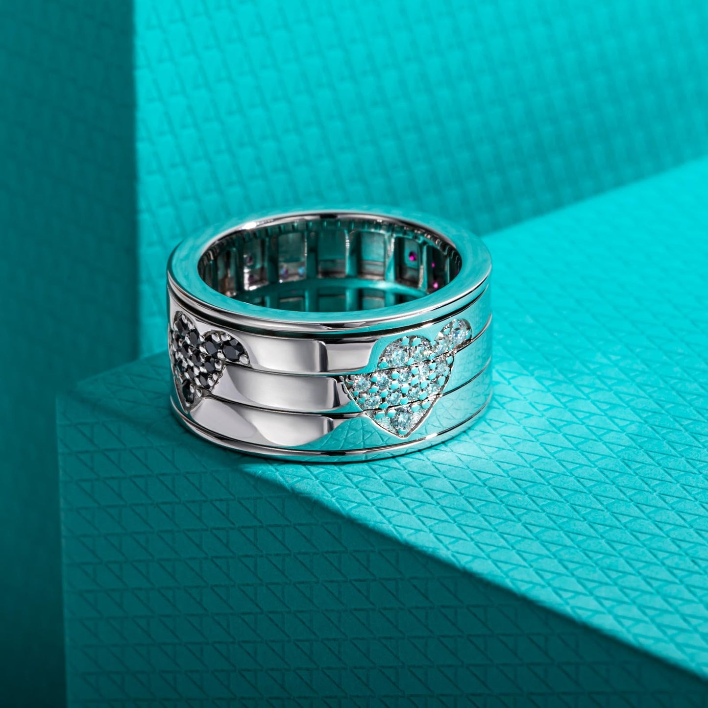 AnuClub Moissanite Silver Ring