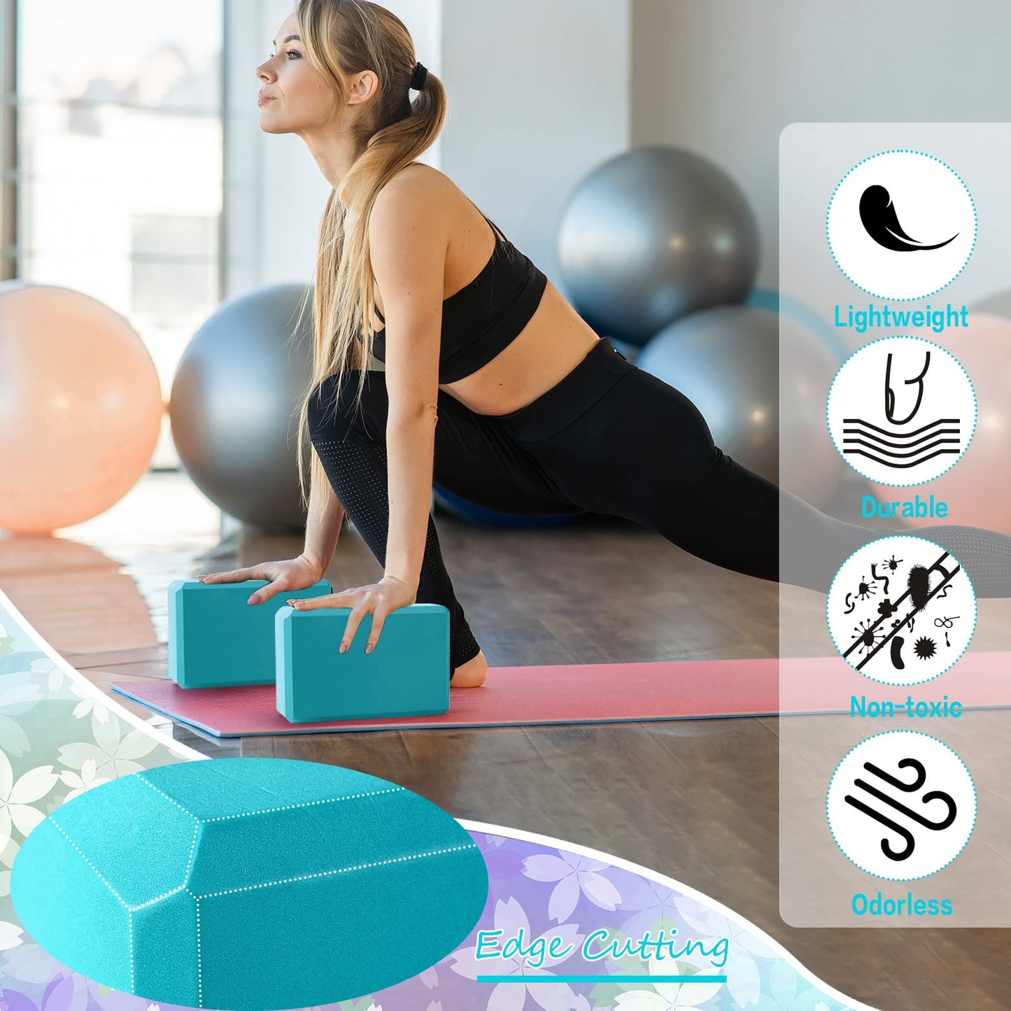 Outus 20pcs Yoga Blocks – High Density Non-Slip Bricks