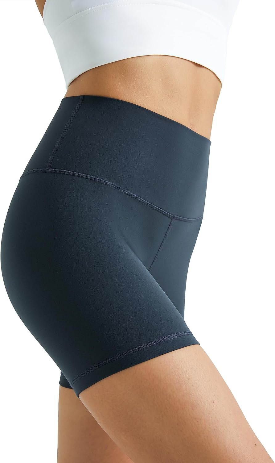 Colorfulkoala Women’s High-Waist Yoga Shorts 6"