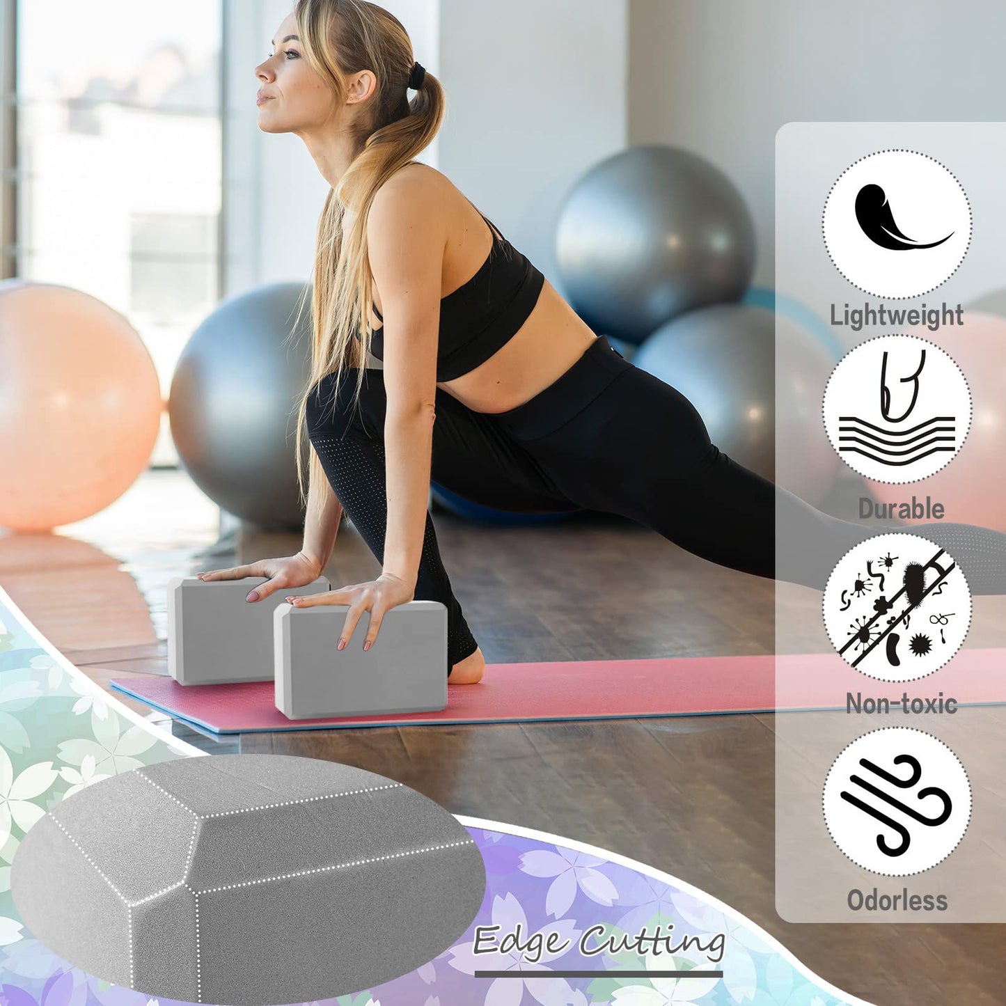 Outus 20pcs Yoga Blocks – High Density Non-Slip Bricks