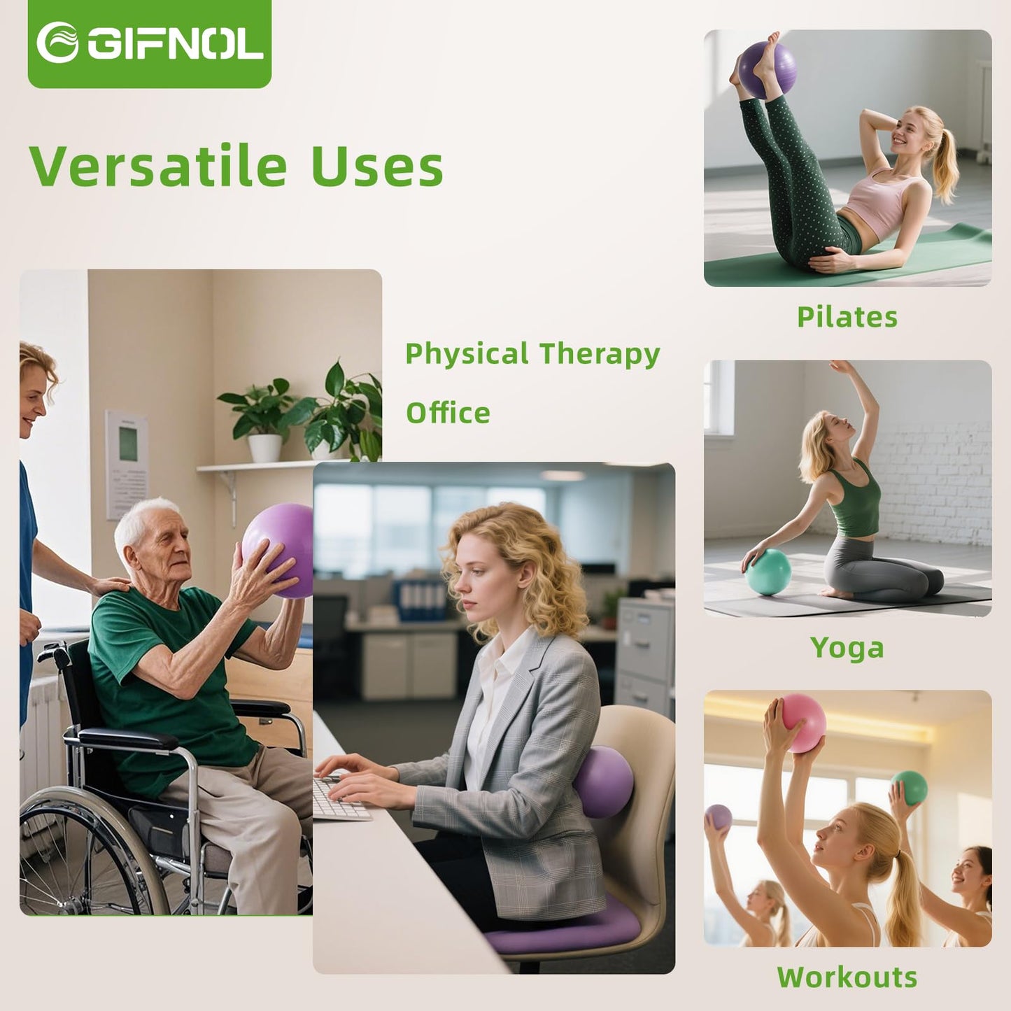 Pilates Ring & Ball Set with Resistance Bands