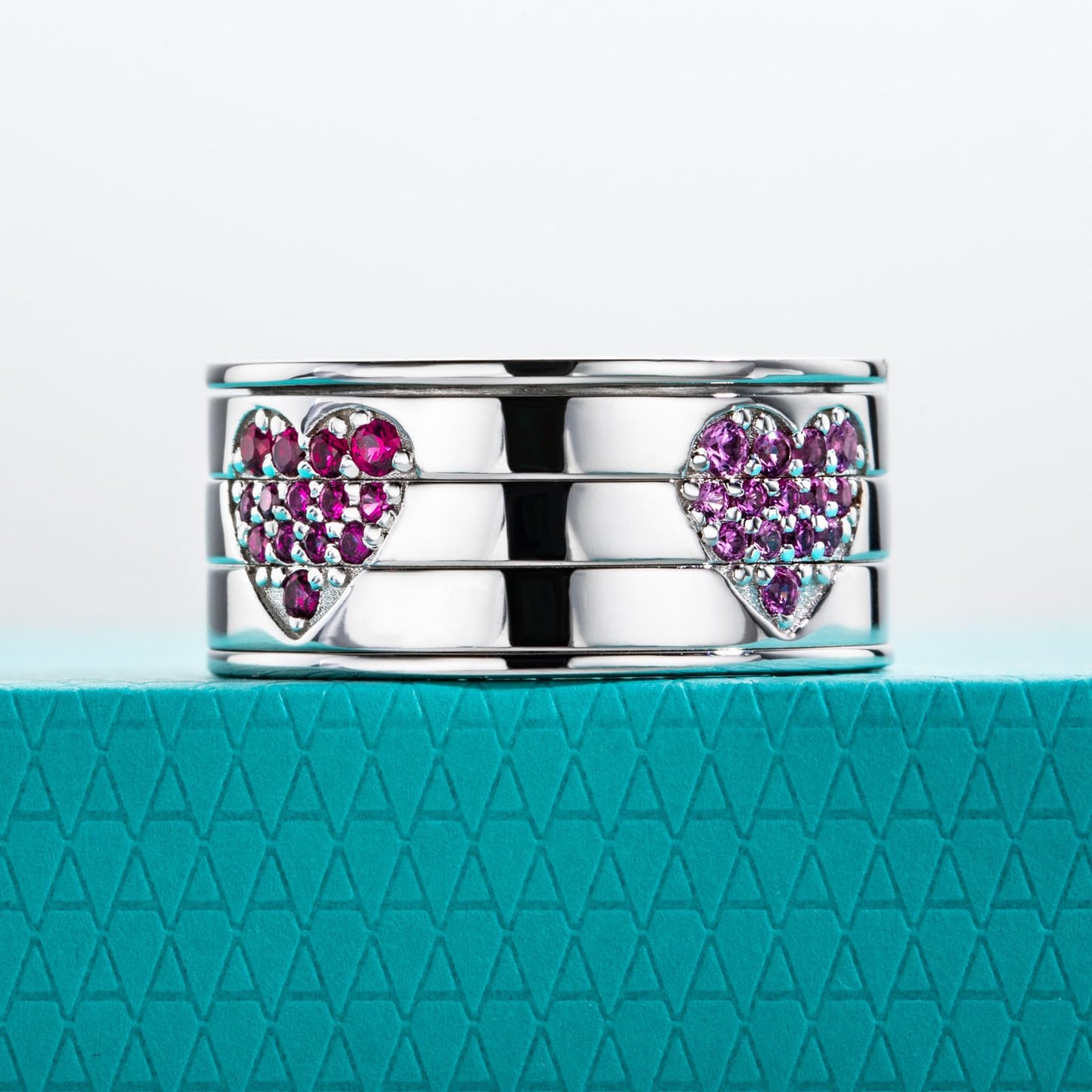 AnuClub Moissanite Silver Ring