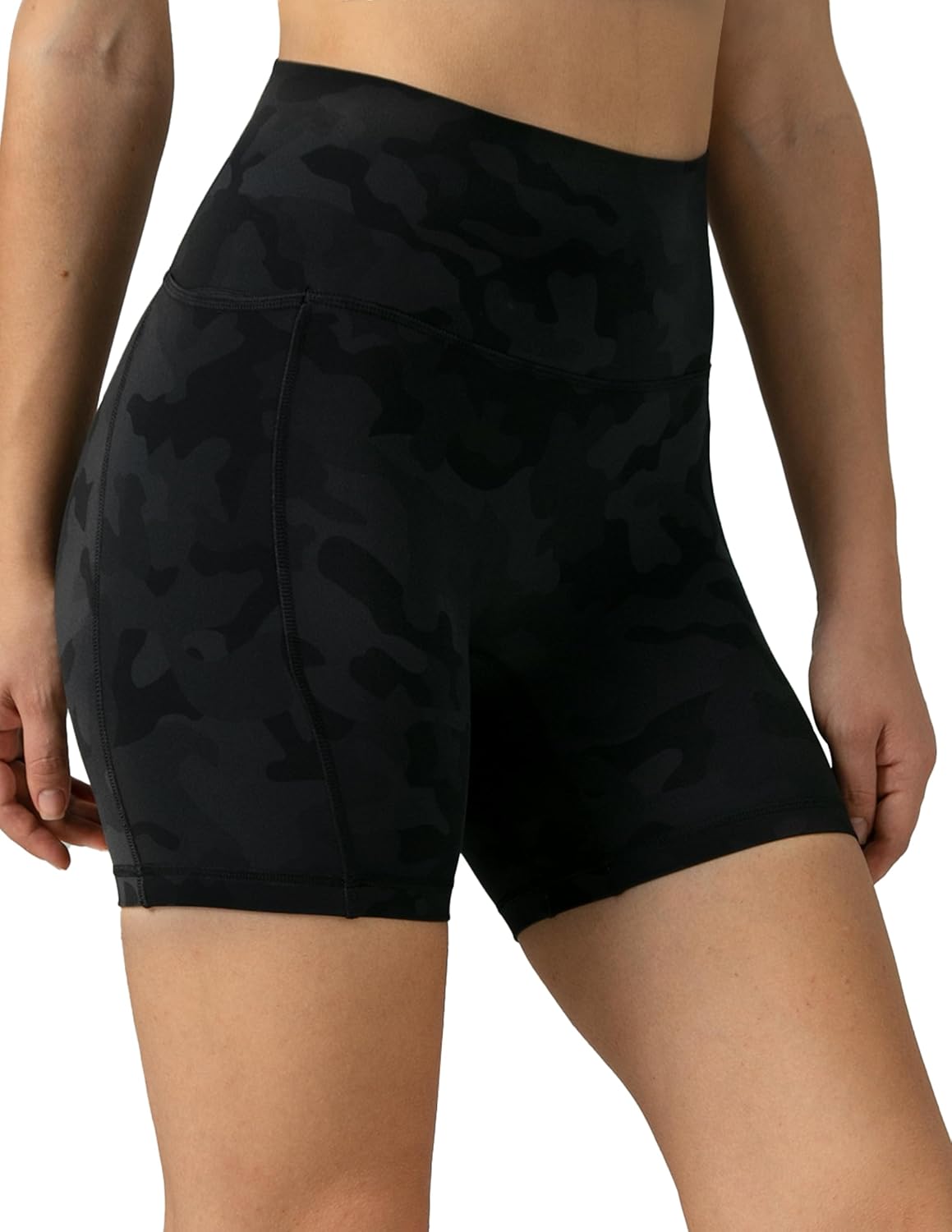 Colorfulkoala High-Waist Biker Shorts