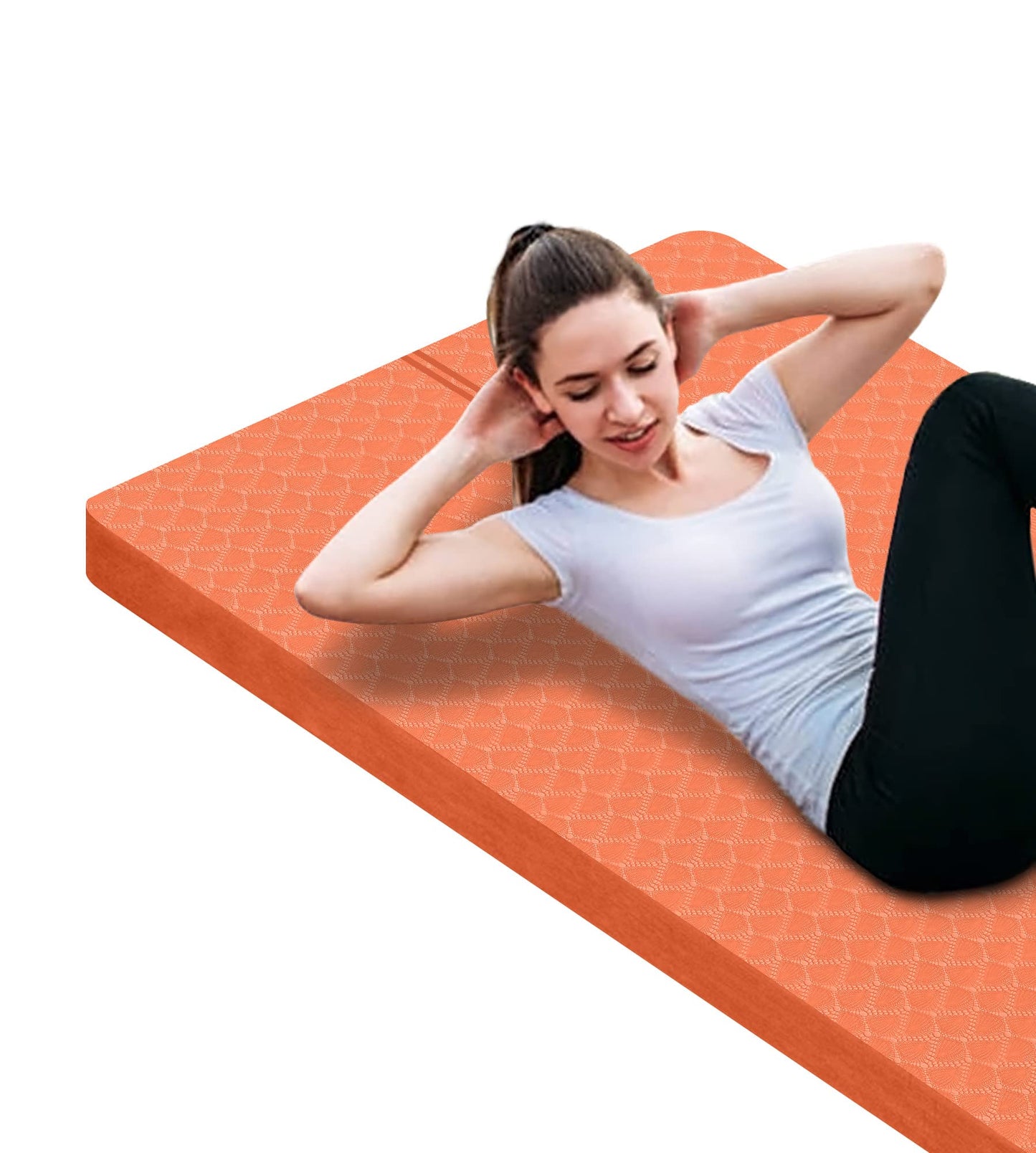 Nuveti Large Thick Yoga & Exercise Mat with Bag