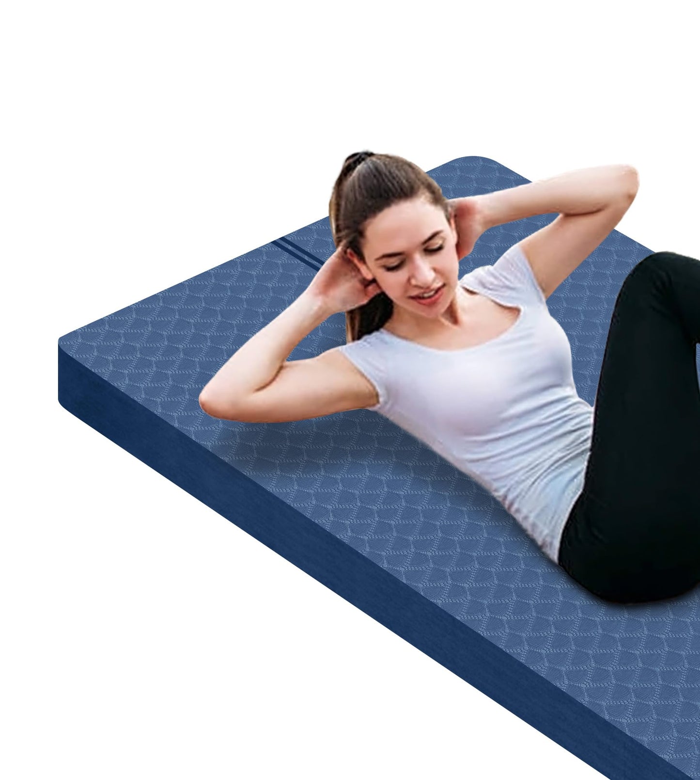 Nuveti Large Thick Yoga & Exercise Mat with Bag