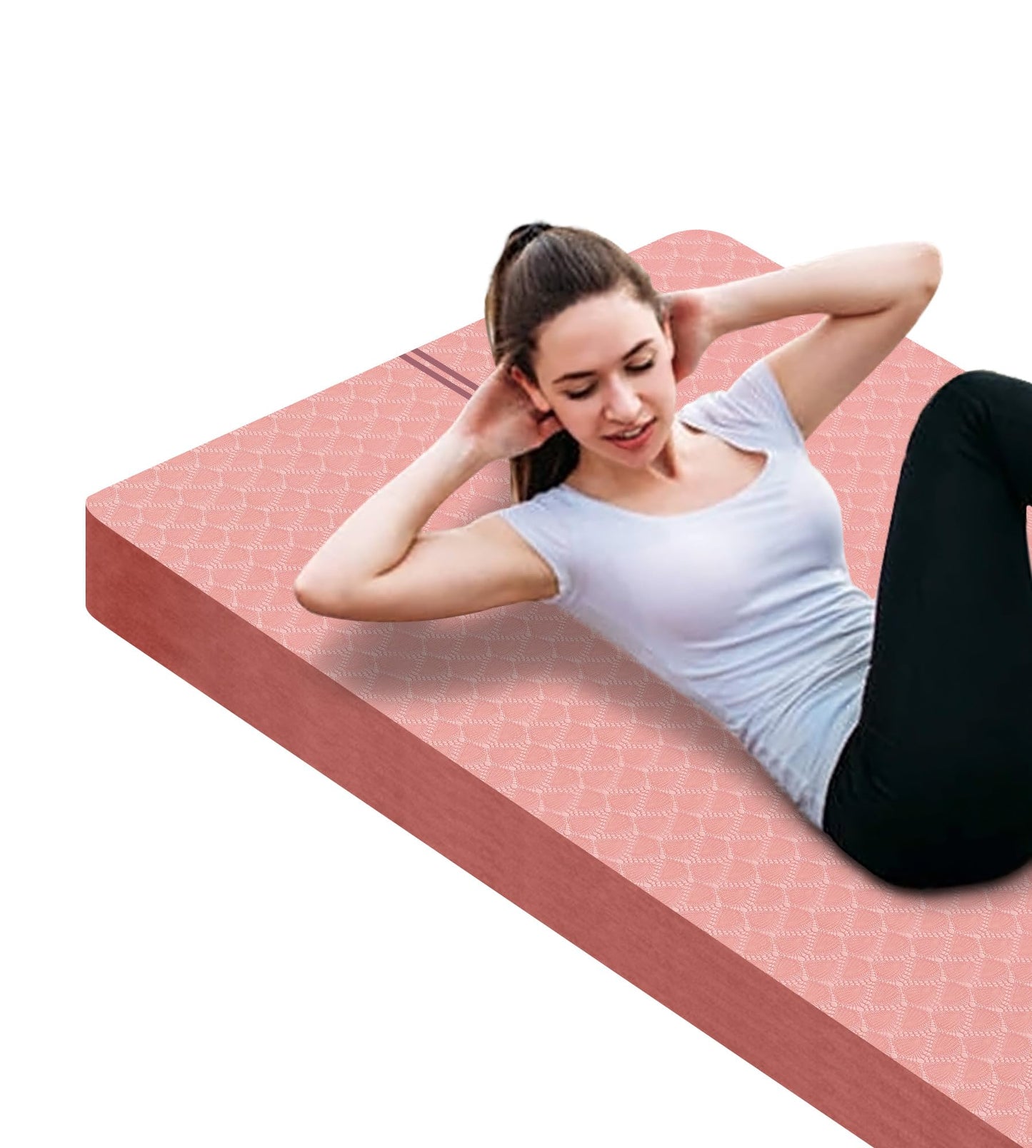 Nuveti Large Thick Yoga & Exercise Mat with Bag