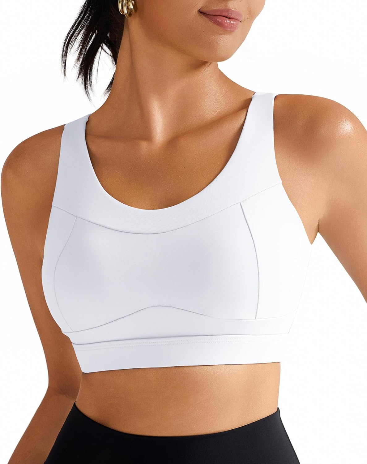 RUNNING GIRL High-Impact Racerback Sports Bra