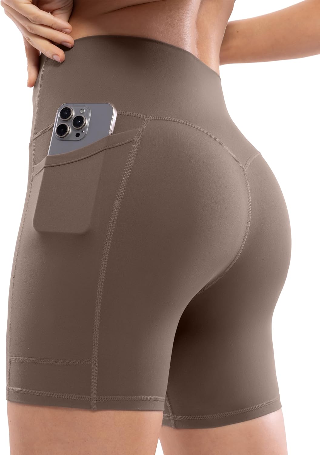 POSHDIVAH Women’s Yoga Shorts with Pockets
