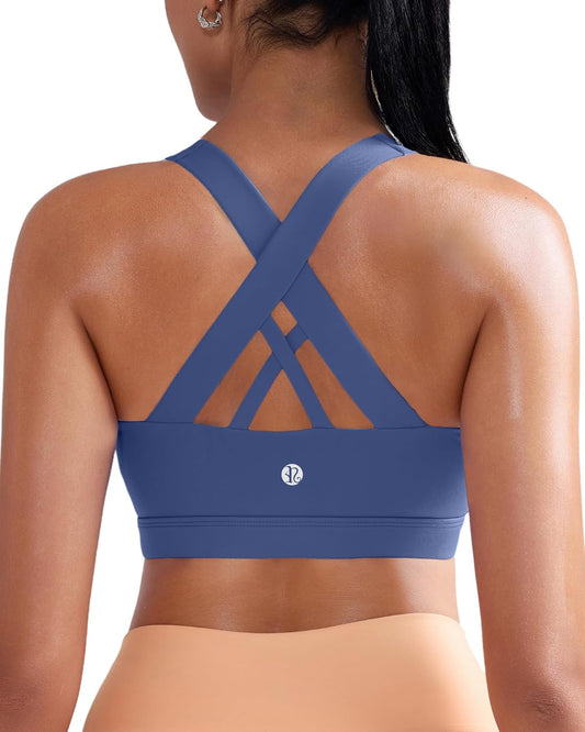 RUNNING GIRL Criss-Cross Sports Bra