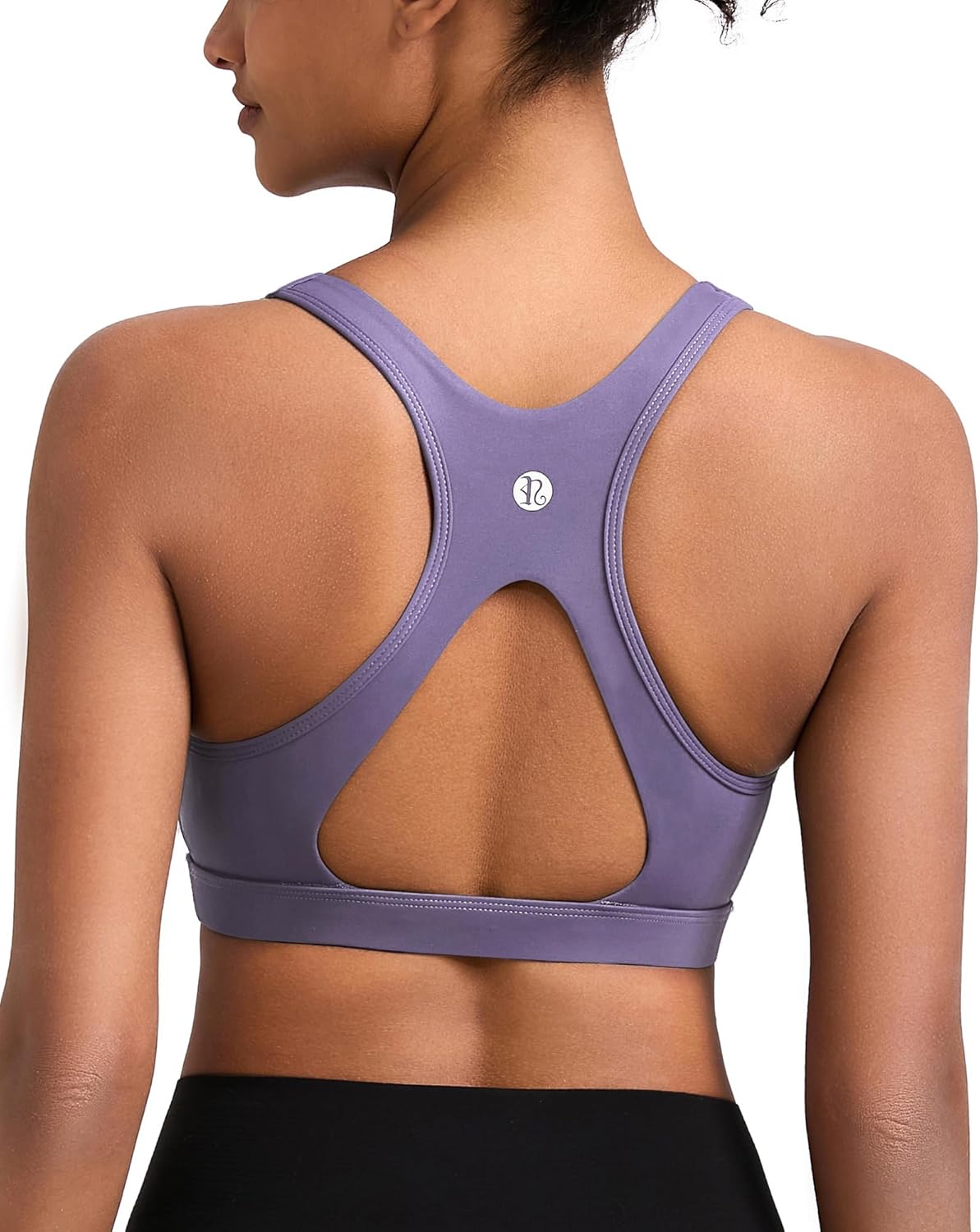 RUNNING GIRL High-Impact Racerback Sports Bra
