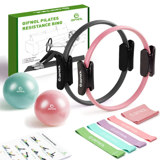 Pilates Ring & Ball Set with Resistance Bands