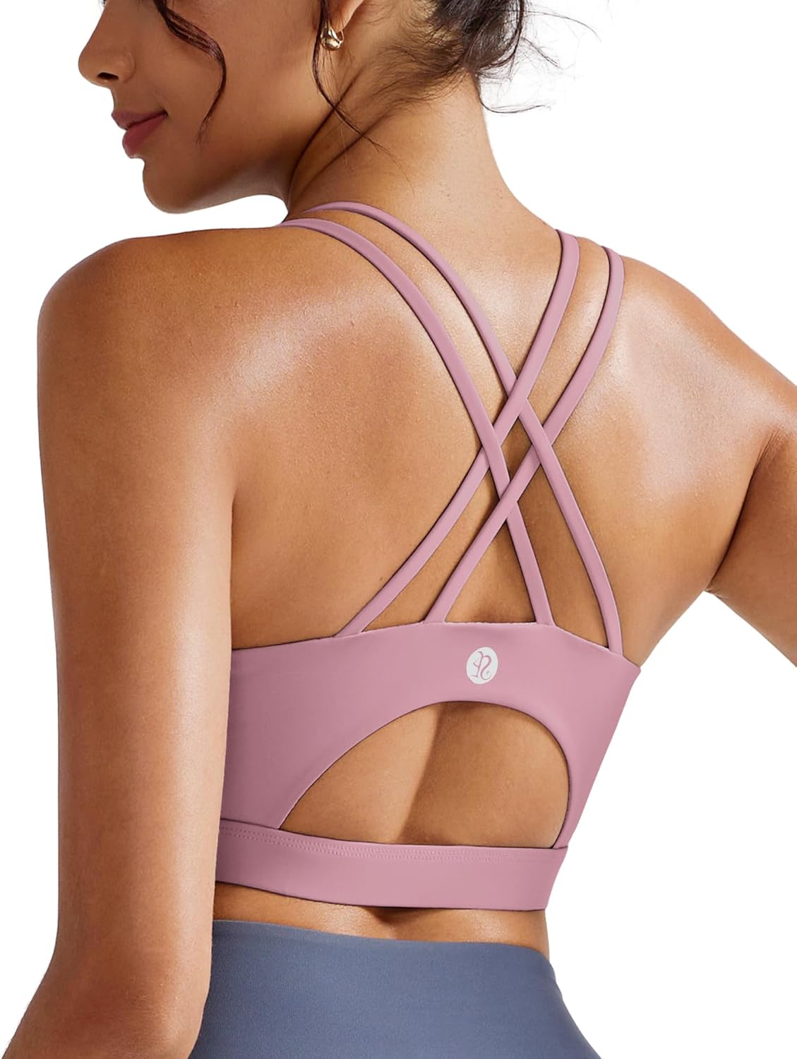 Women’s Padded Crisscross Back Sports Bra