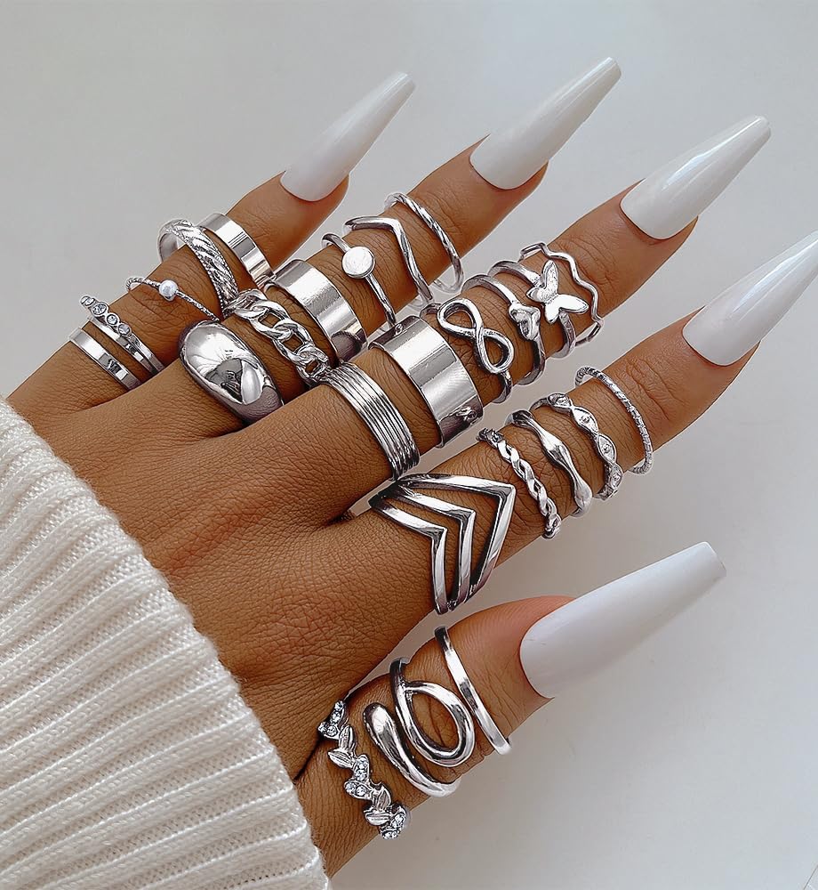 iF YOU 25-Piece Gold Ring Set