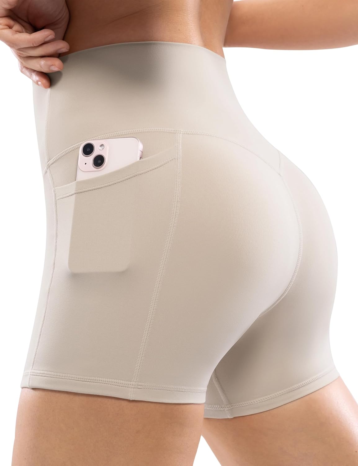 POSHDIVAH Women’s Yoga Shorts with Pockets