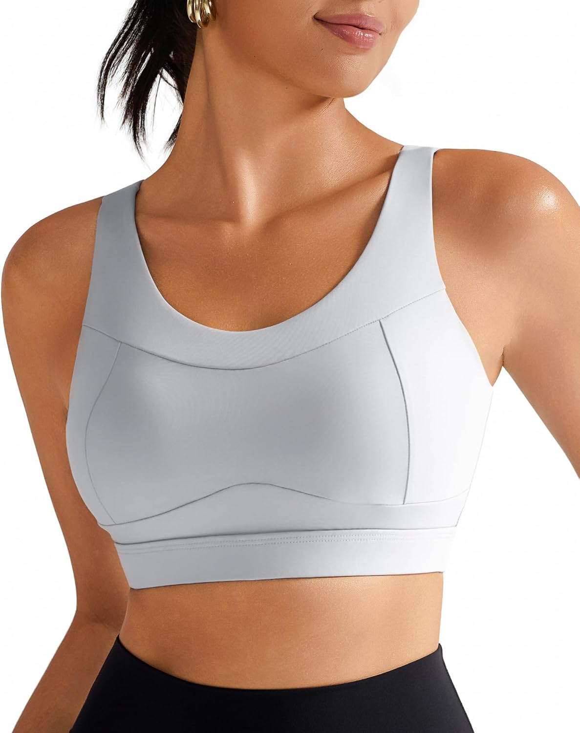 RUNNING GIRL High-Impact Racerback Sports Bra