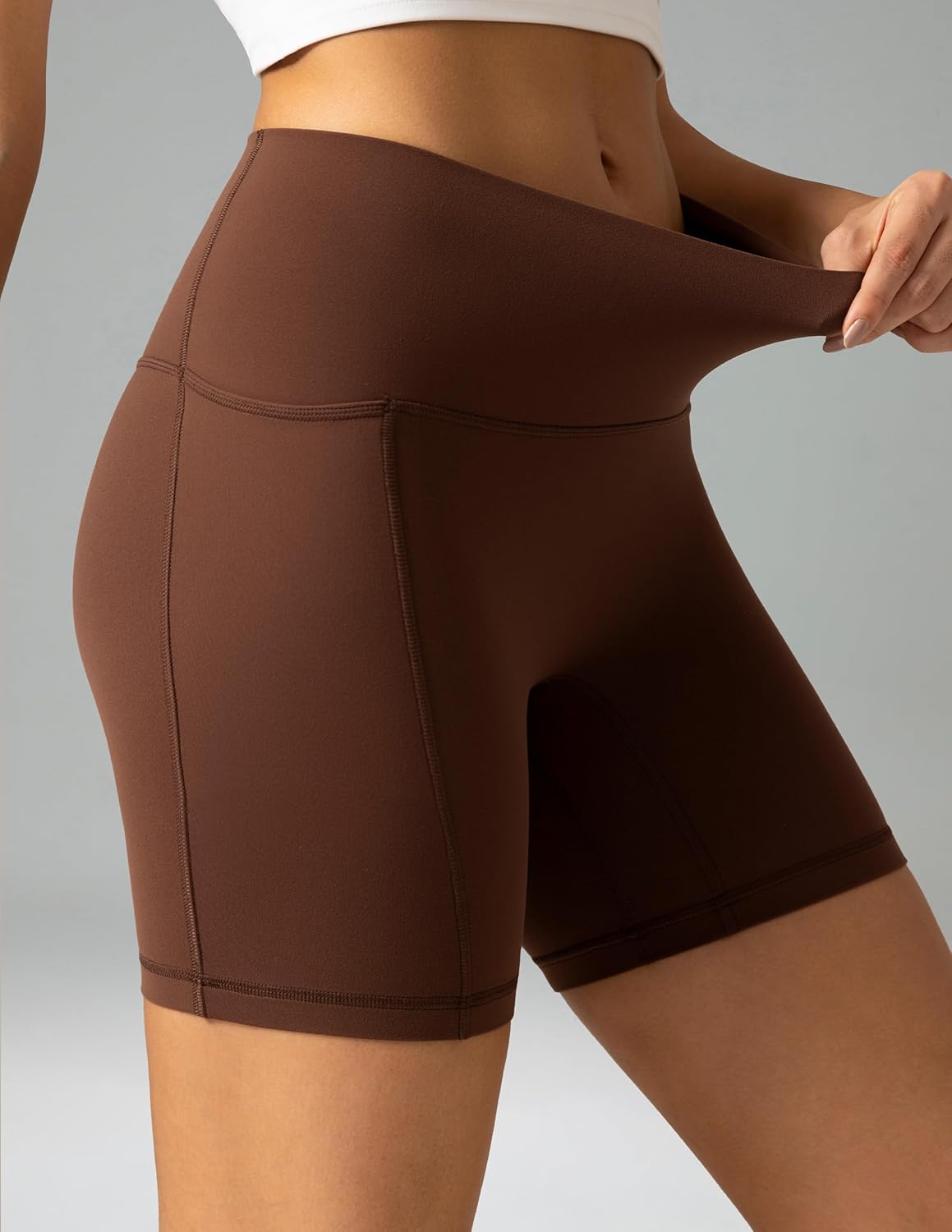 Colorfulkoala High-Waist Biker Shorts