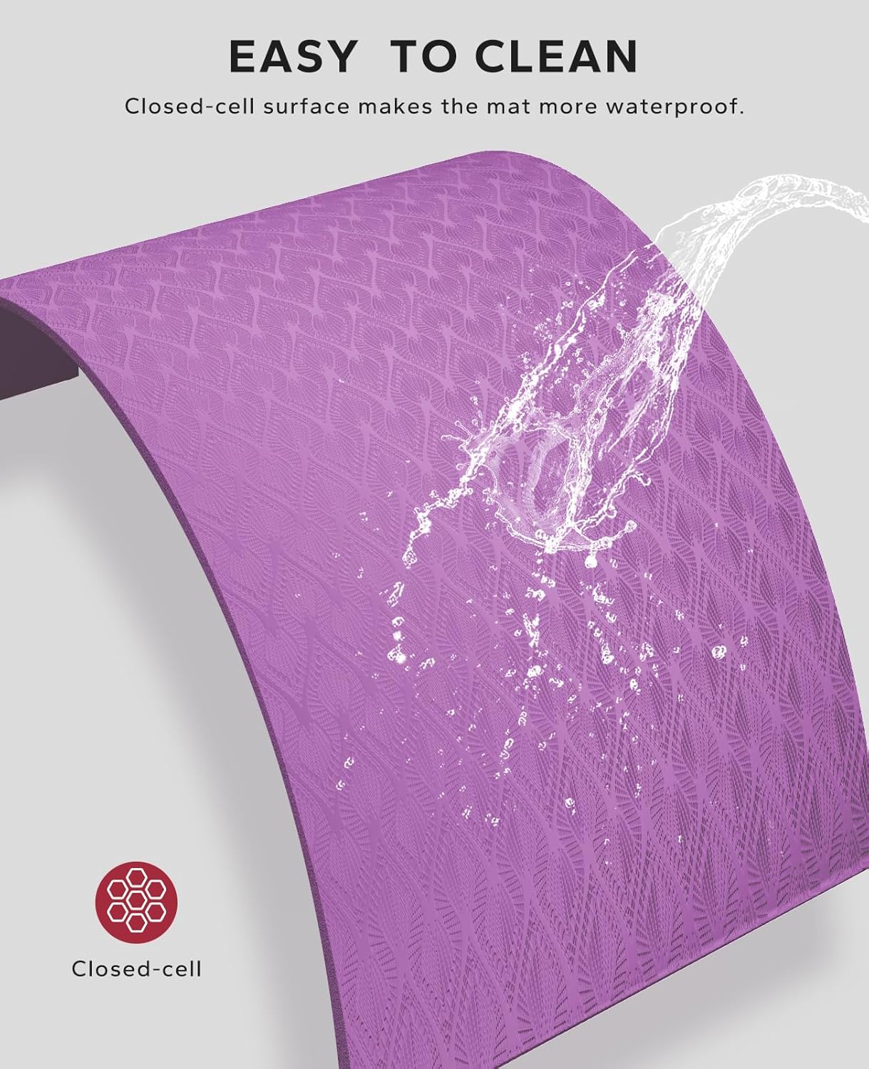 HAPBEAR Extra-Large Non-Slip Yoga & Exercise Mat