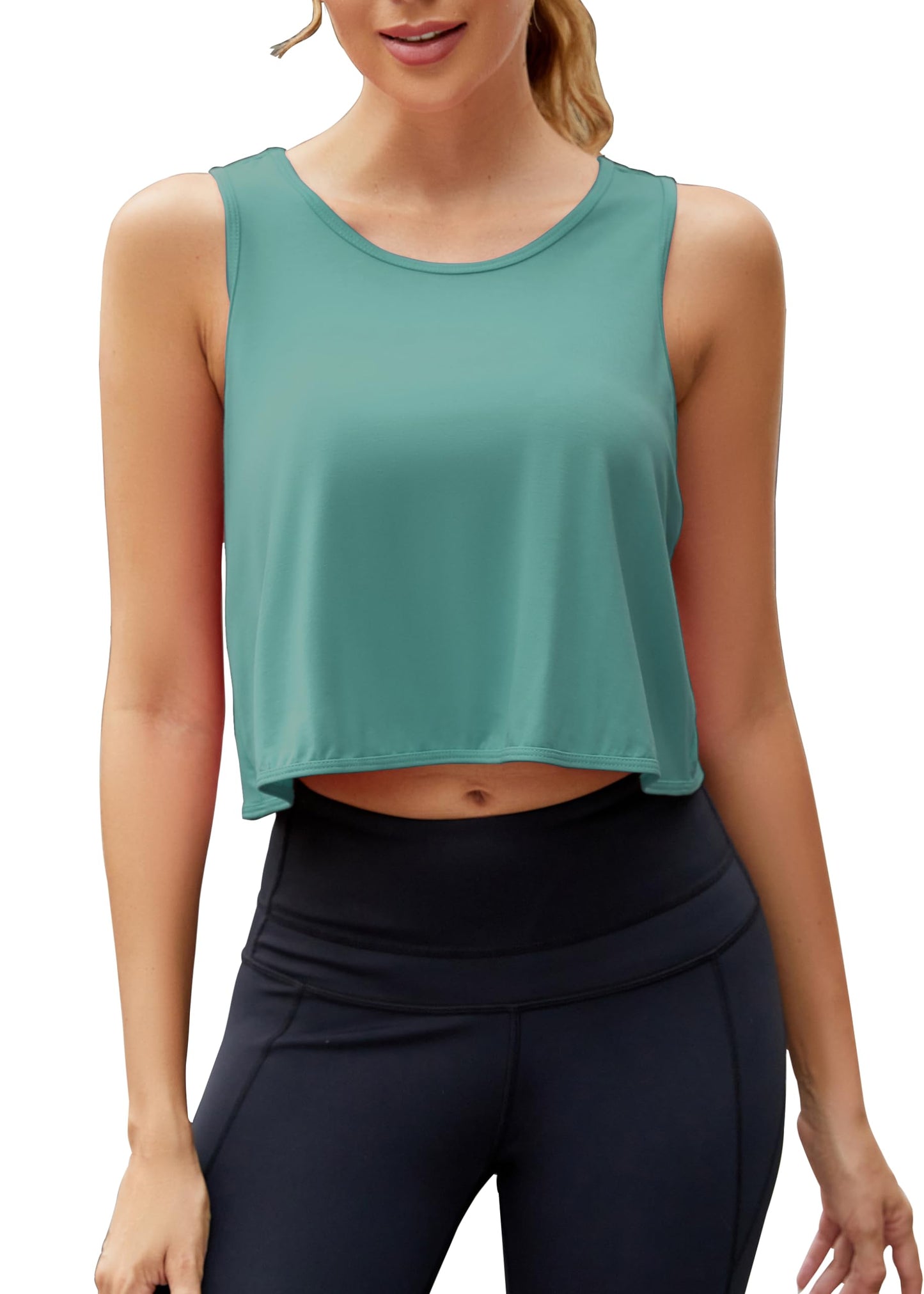 Mippo Women’s Open Back Workout Top