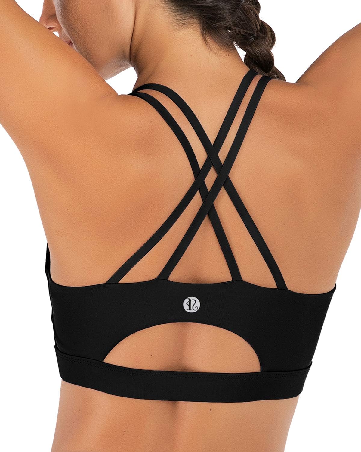 Women’s Padded Crisscross Back Sports Bra