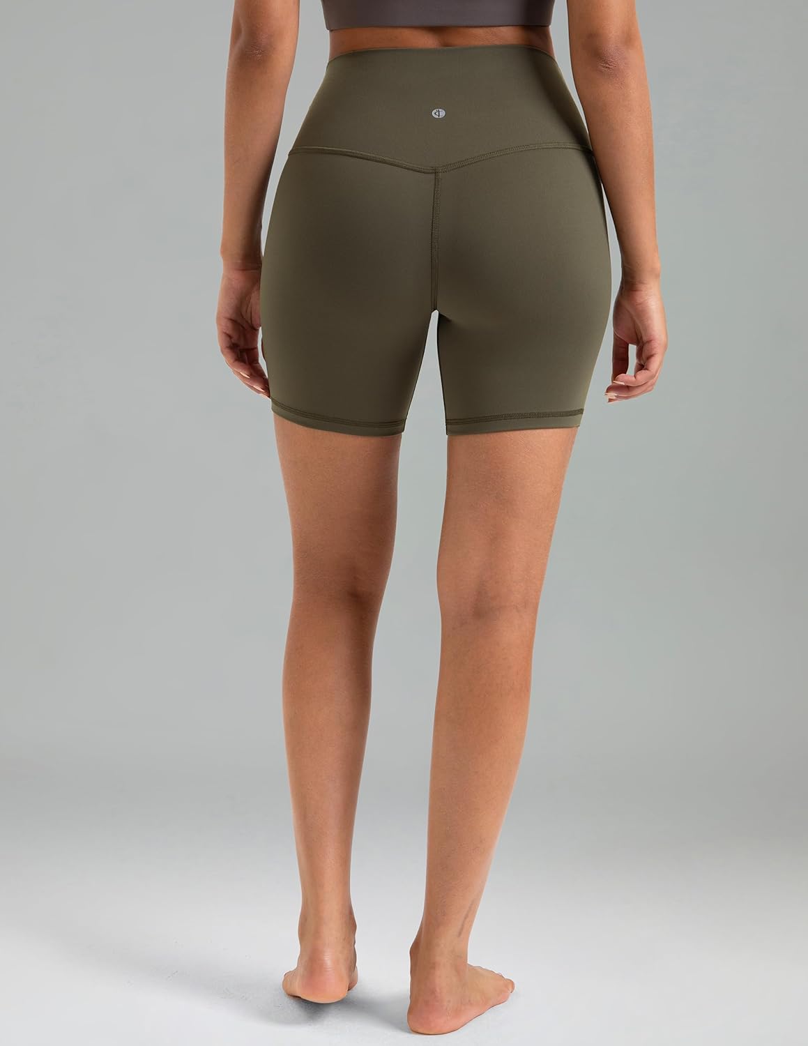 Colorfulkoala Women’s High-Waist Yoga Shorts 6"