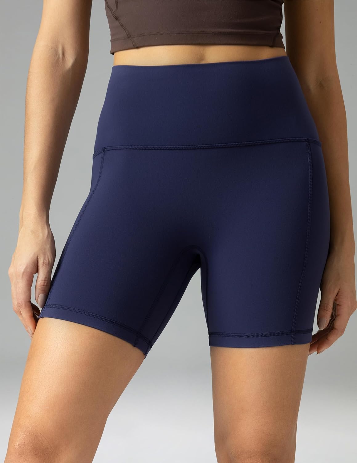 Colorfulkoala High-Waist Biker Shorts