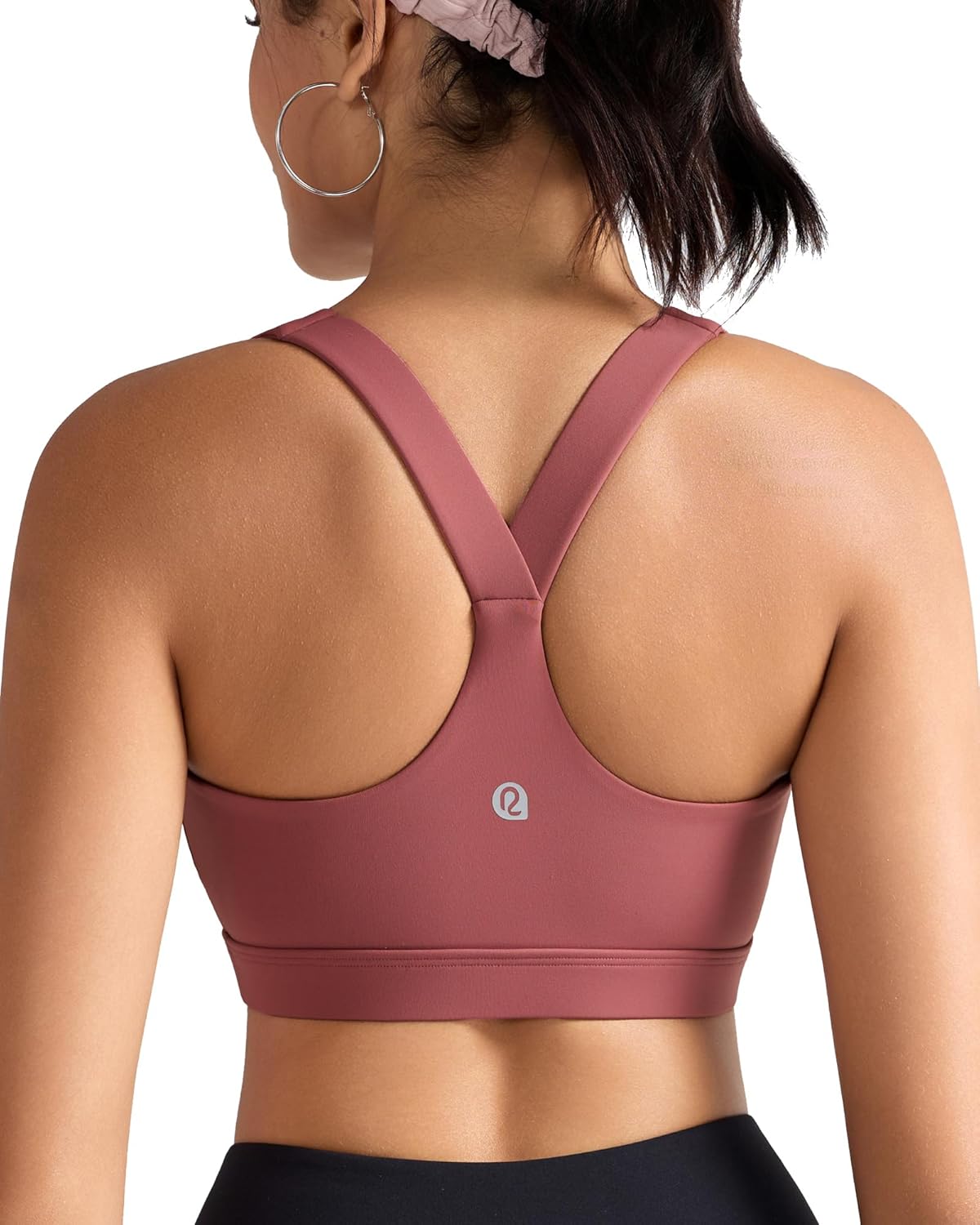 RUNNING GIRL High-Support Racerback Sports Bra