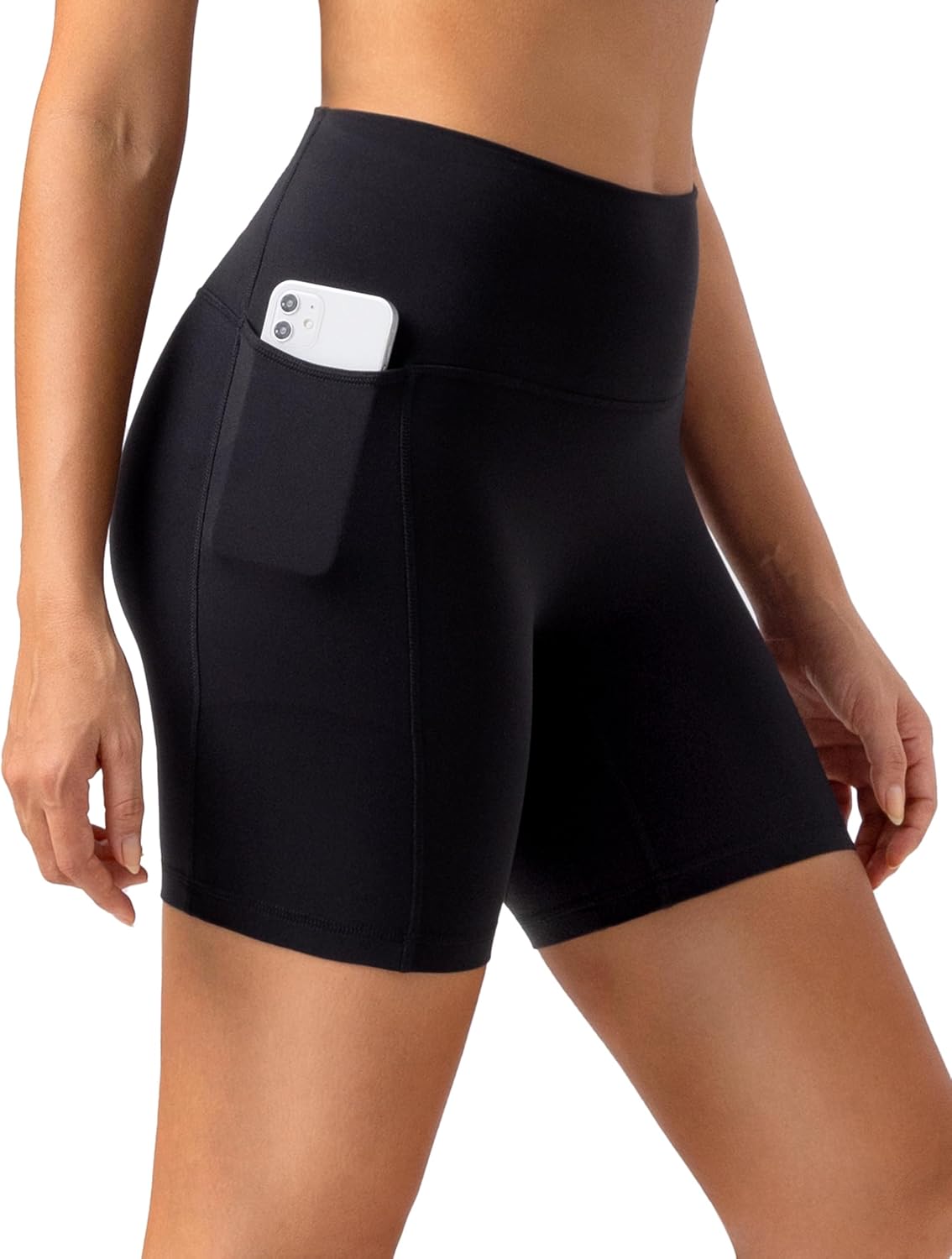 Colorfulkoala High-Waist Biker Shorts