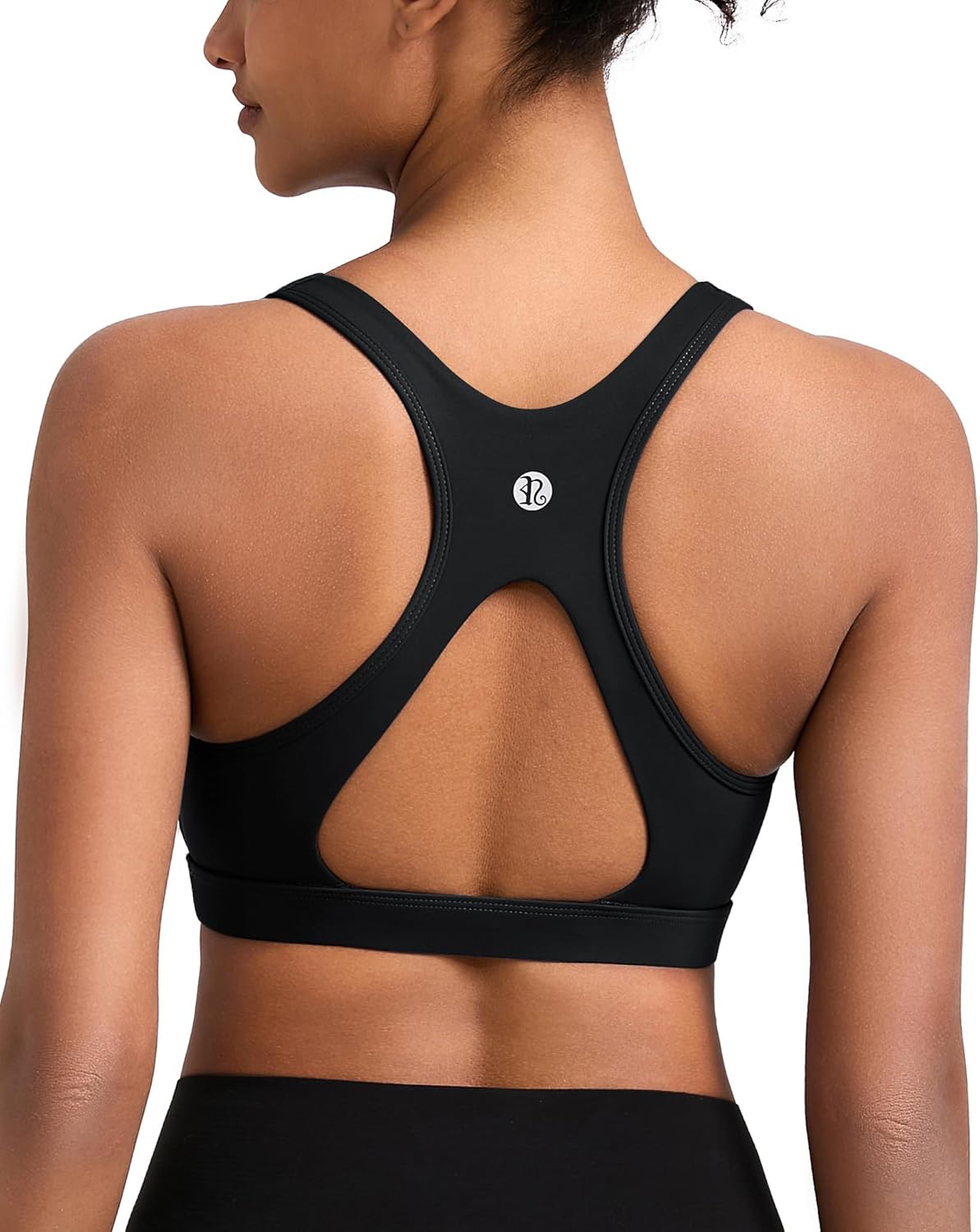 RUNNING GIRL High-Impact Racerback Sports Bra