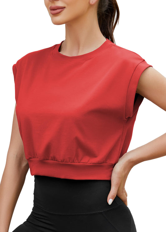Mippo Women’s Crop Workout Top