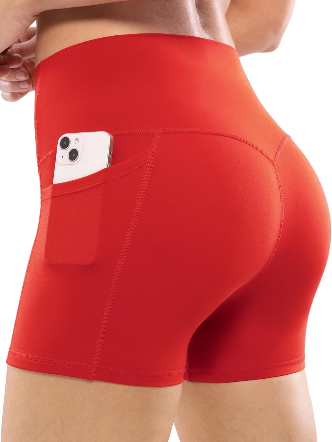 POSHDIVAH Women’s Yoga Shorts with Pockets