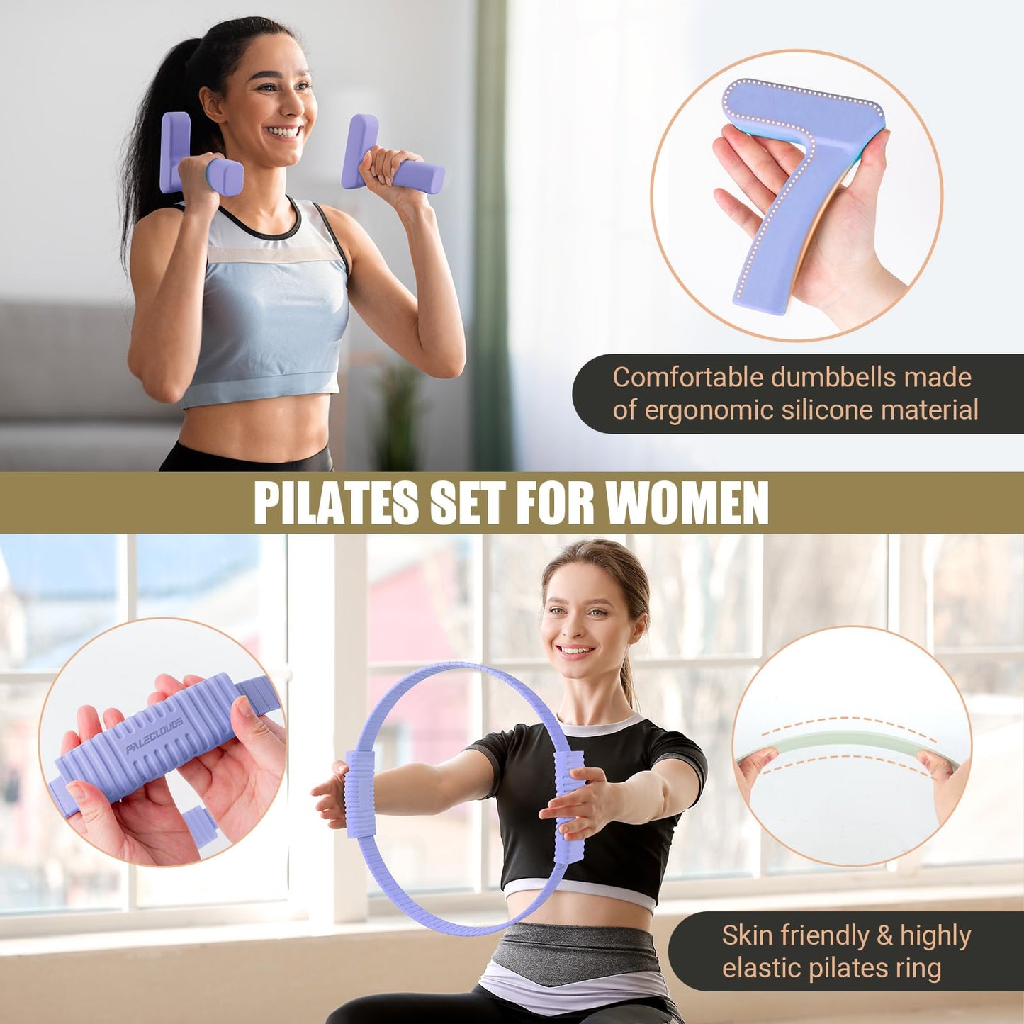 Pilates Ring & Ball Workout Set