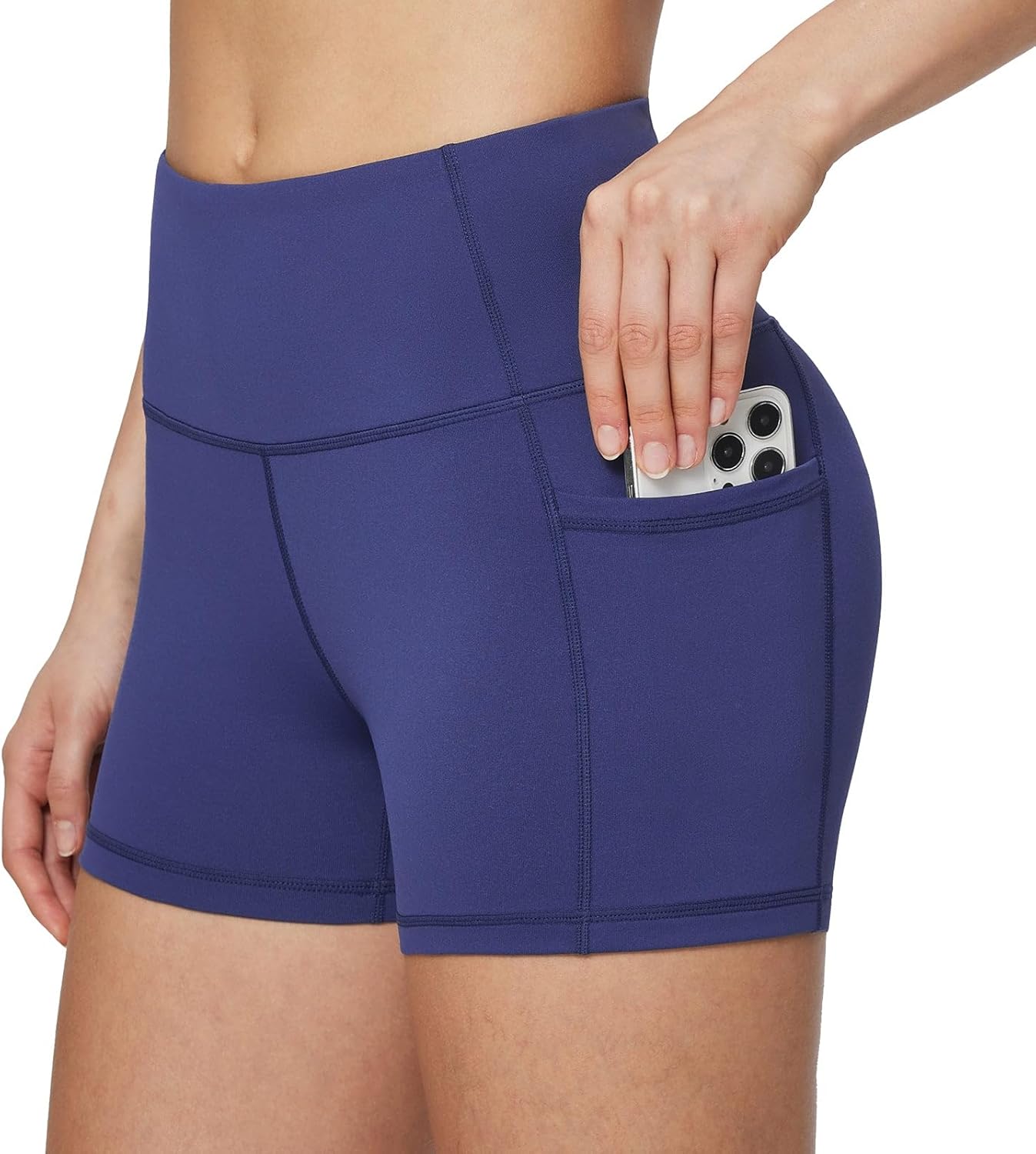 Baleaf Women’s High-Waist Biker Shorts with Pockets