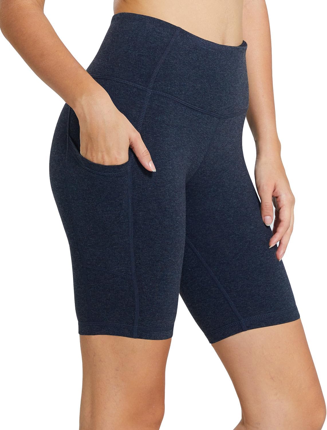 Baleaf Women’s High-Waist Biker Shorts with Pockets