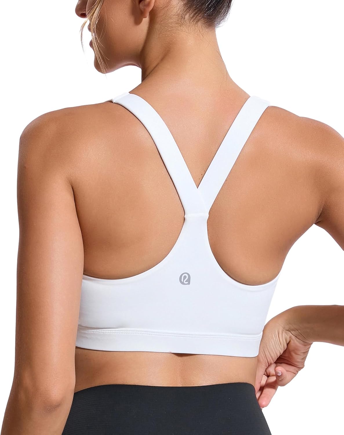 RUNNING GIRL High-Impact Racerback Sports Bra