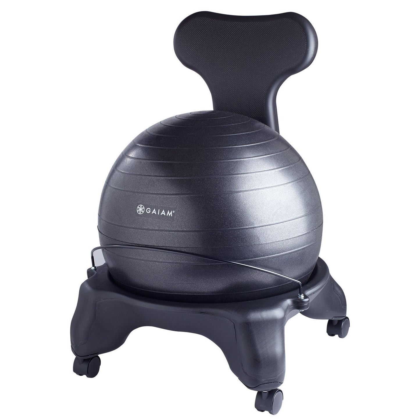 Gaiam Classic Balance Ball Chair – Ergonomic Yoga Ball Seat