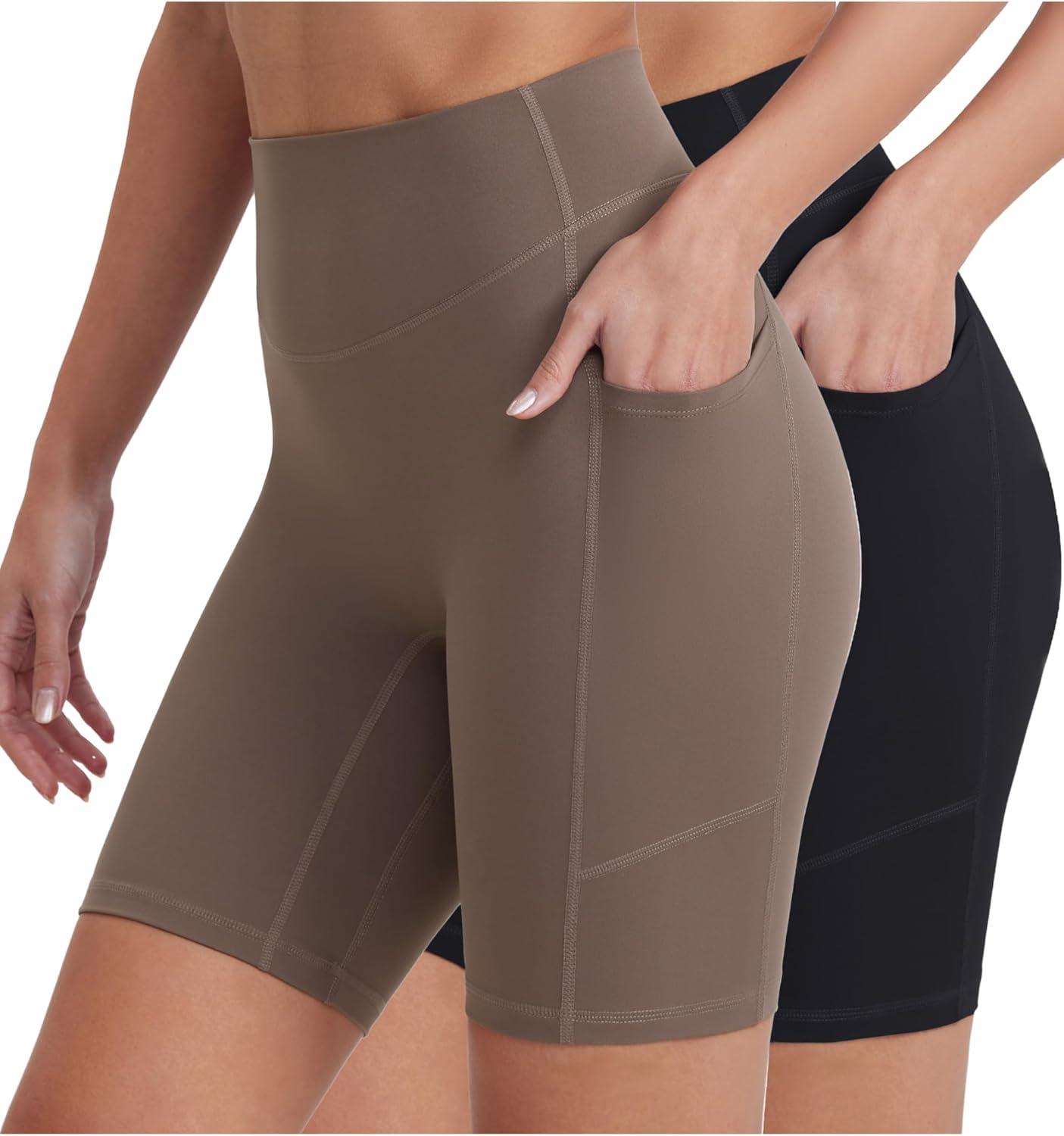 Women’s Biker Shorts with Pockets, 5"/8"