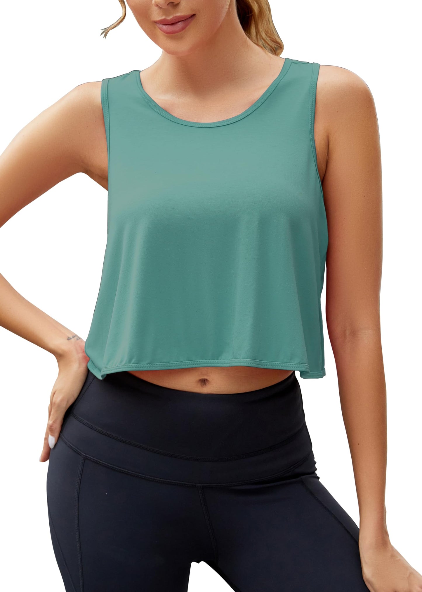 Mippo Women’s Open Back Workout Top