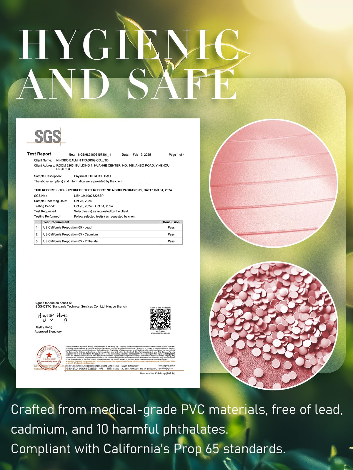 Yoga Ball with Pump – 4 Sizes for Fitness & Therapy