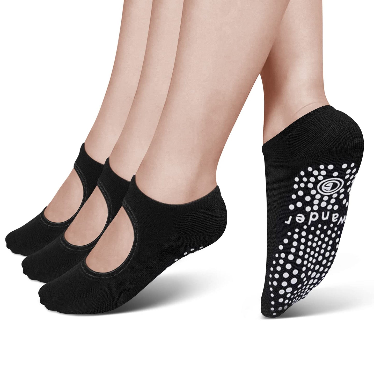 Non-Slip Yoga Socks with Grips for Women