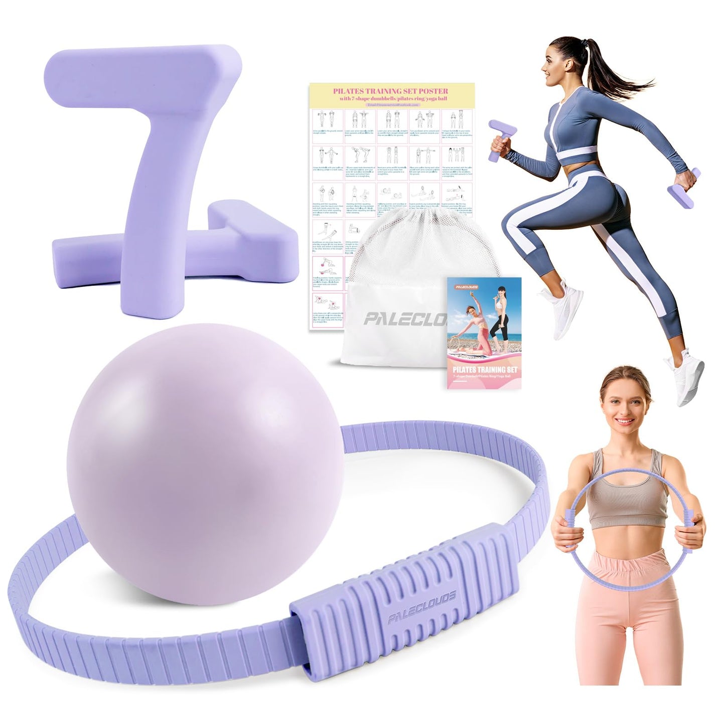Pilates Ring & Ball Workout Set