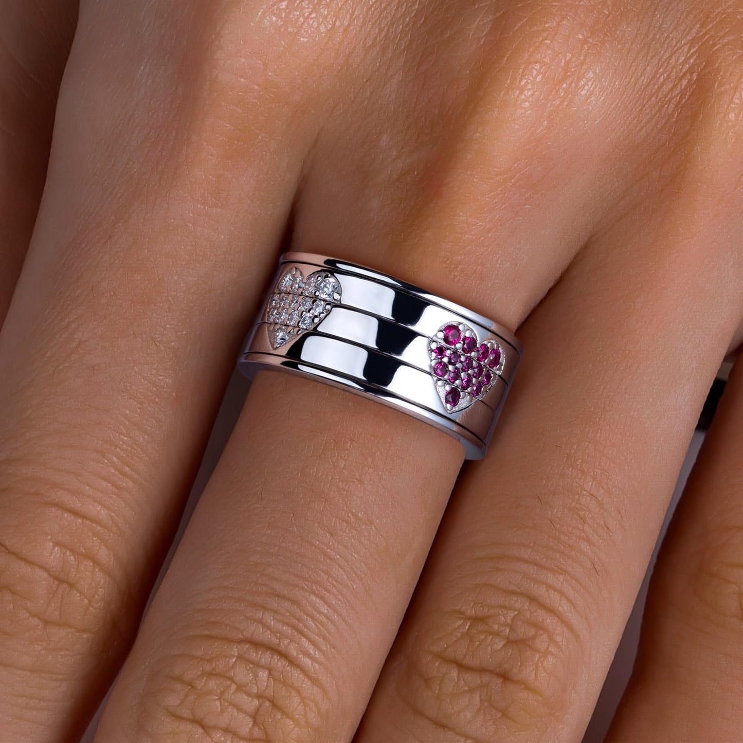 AnuClub Moissanite Silver Ring