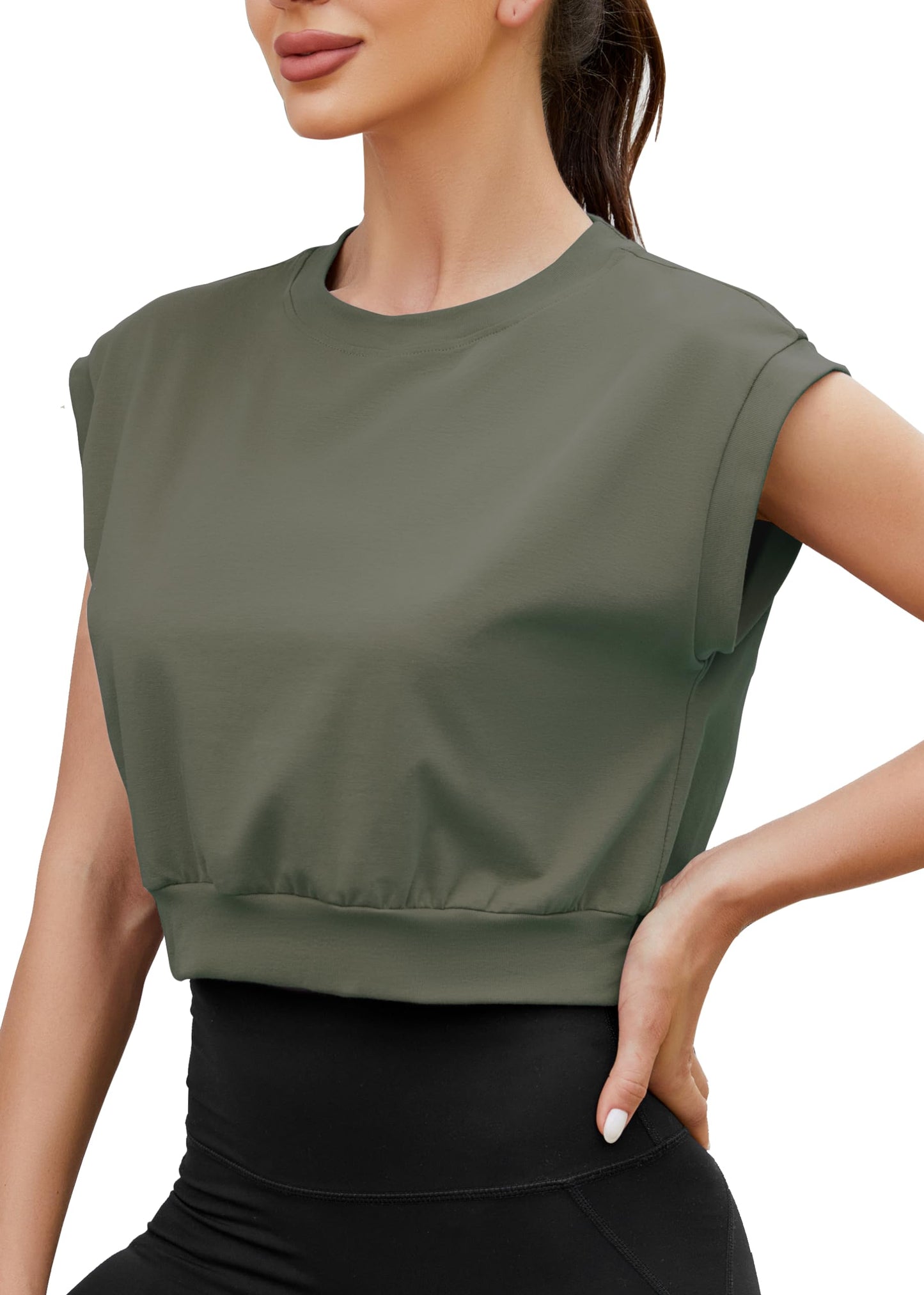 Mippo Women’s Crop Workout Top