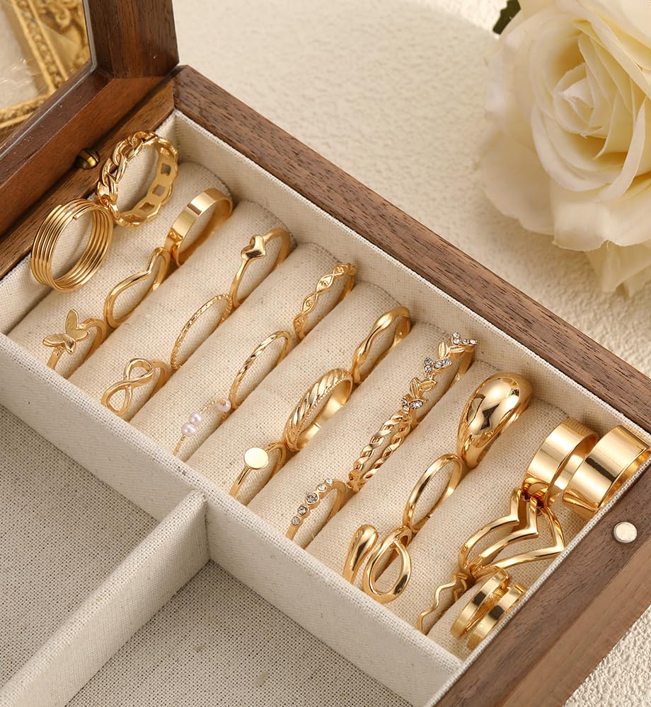 iF YOU 25-Piece Gold Ring Set