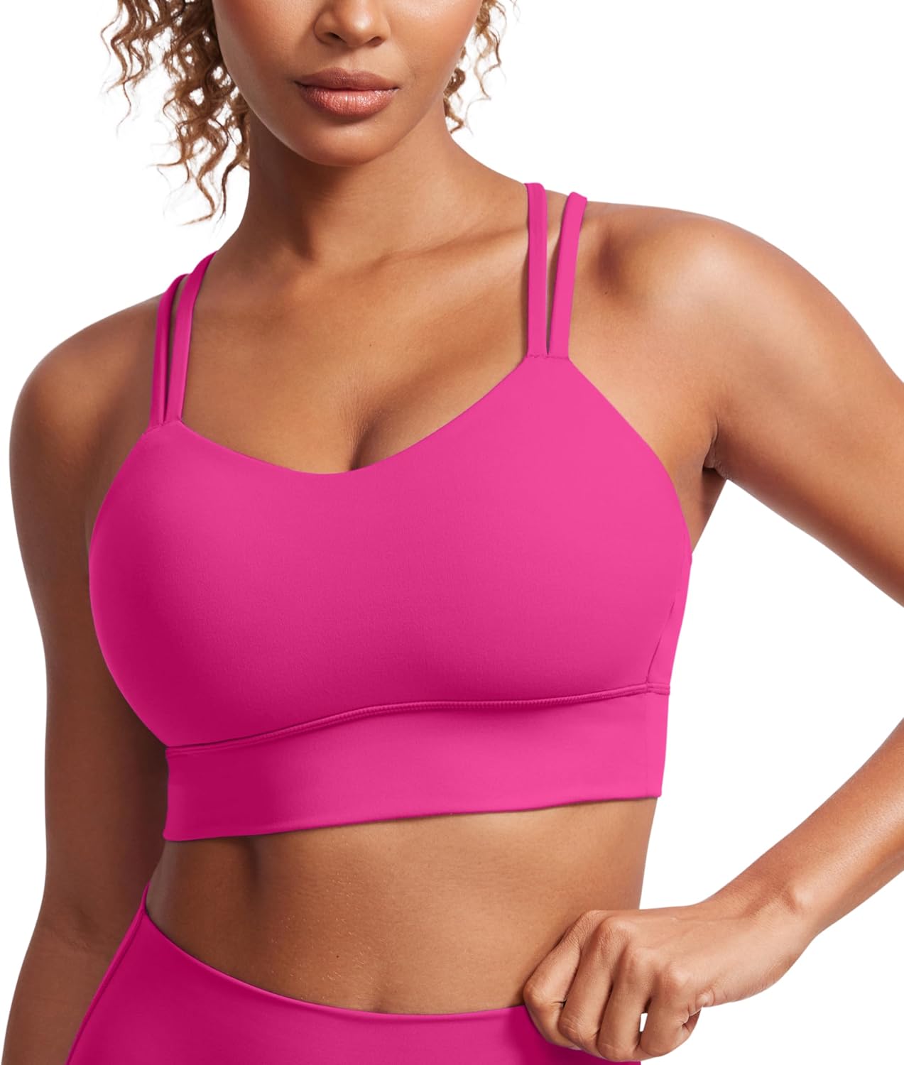 CRZ YOGA Butterluxe Longline Sports Bra