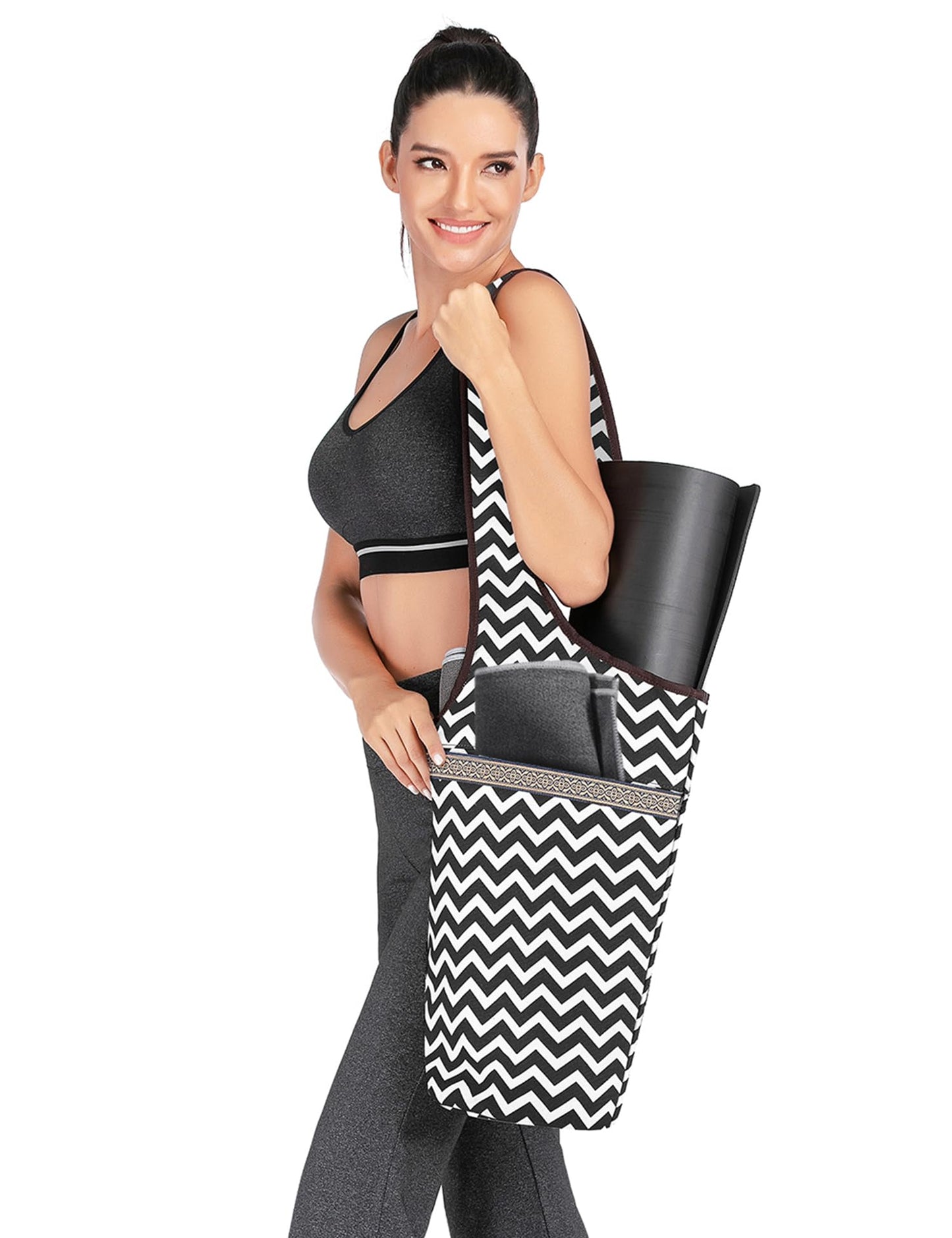 Ewedoos Yoga Mat Bag with Pocket
