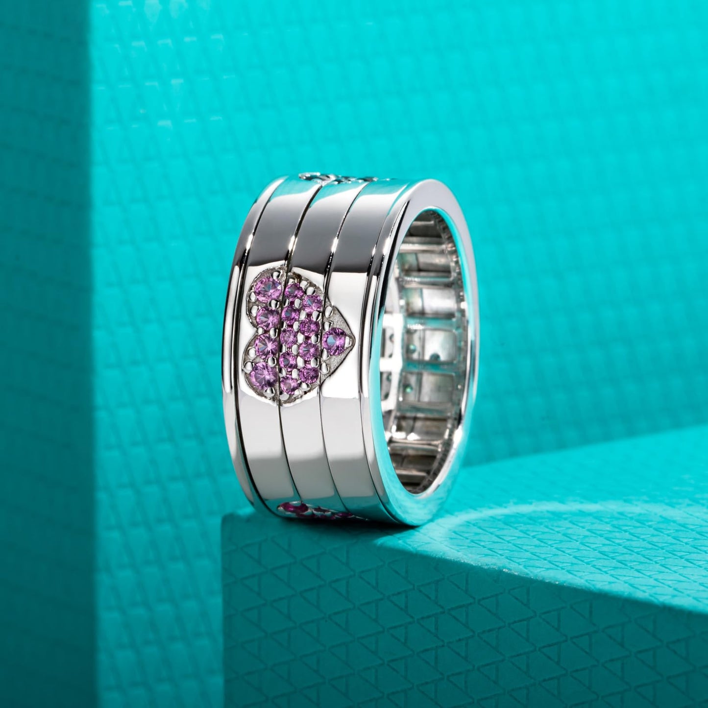 AnuClub Moissanite Silver Ring