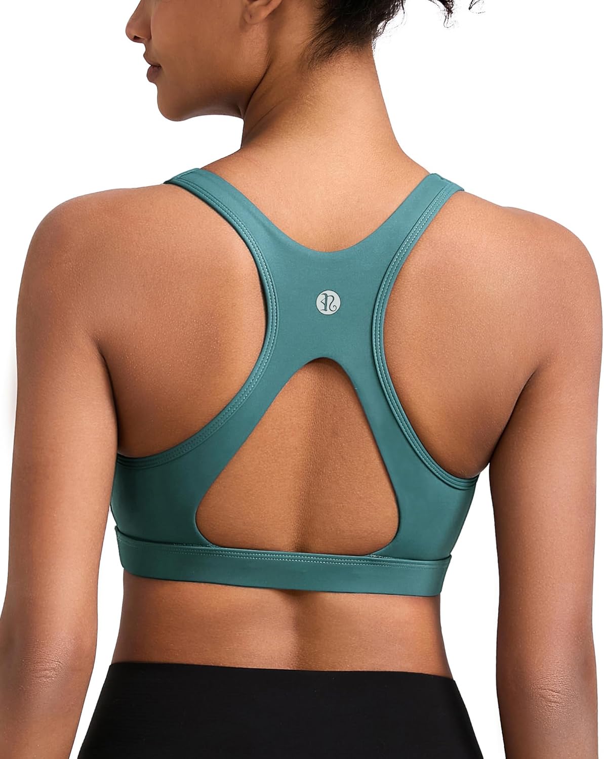 RUNNING GIRL High-Impact Racerback Sports Bra