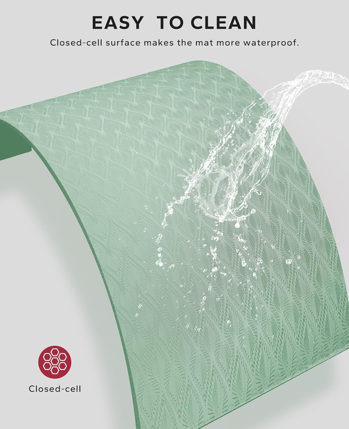 HAPBEAR Extra-Large Non-Slip Yoga & Exercise Mat