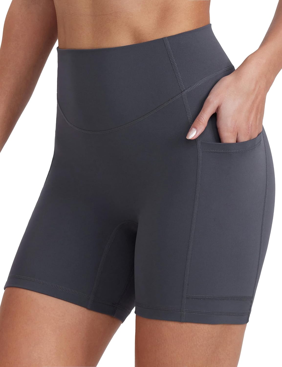 Women’s Biker Shorts with Pockets, 5"/8"