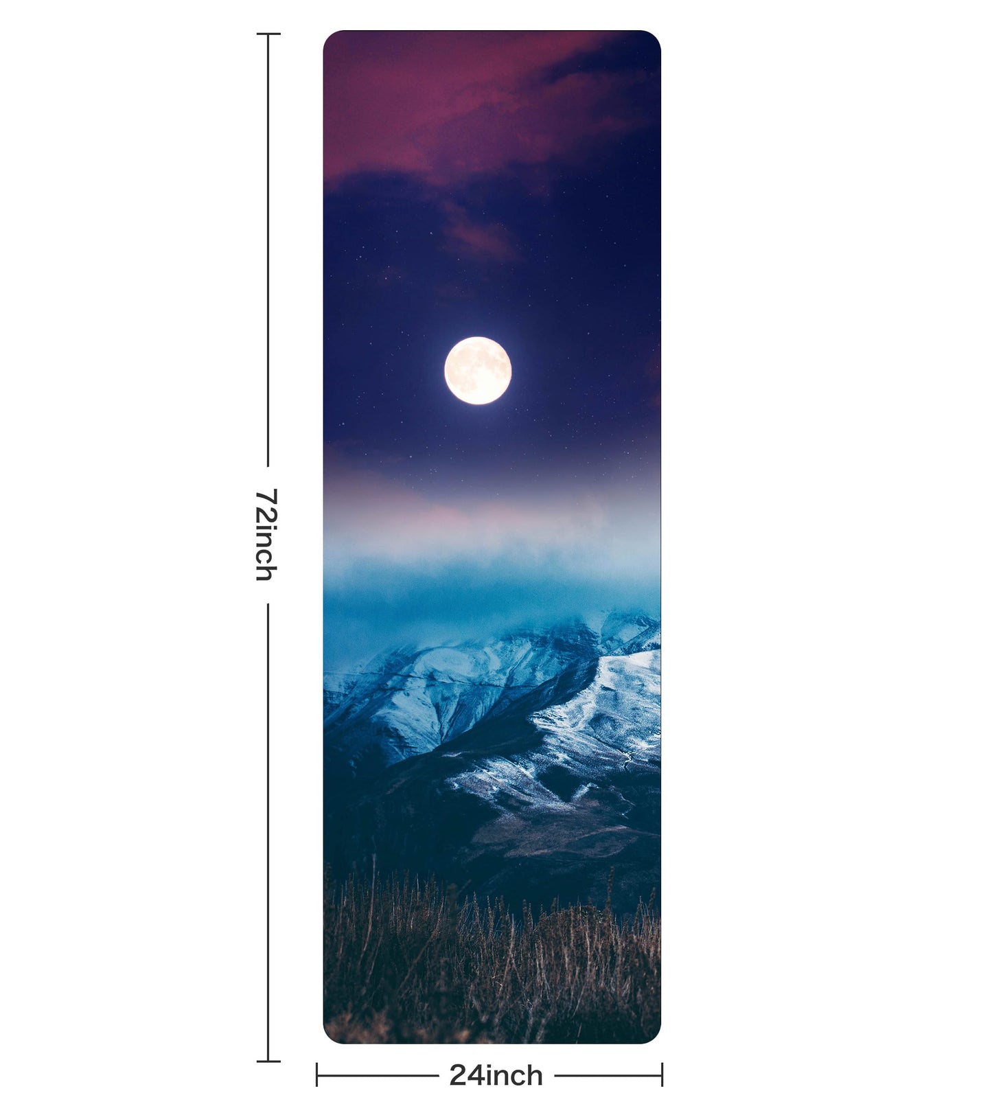 Non-Slip TPE Yoga & Exercise Mat with Strap